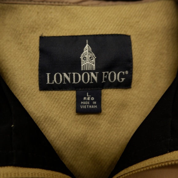 VINTAGE London Fog Tan Lightweight Jacket - Picture 4 of 6